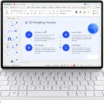 Hauwei MatePad 12X menampilkan fitur WPS Office PC-Level
