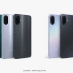 Sebelah kiri menampilkan Samsung Galaxy A07 4G dan Galaxy A07 5G