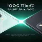 Tampilan body belakang dua varian iQoo Z11x 5G